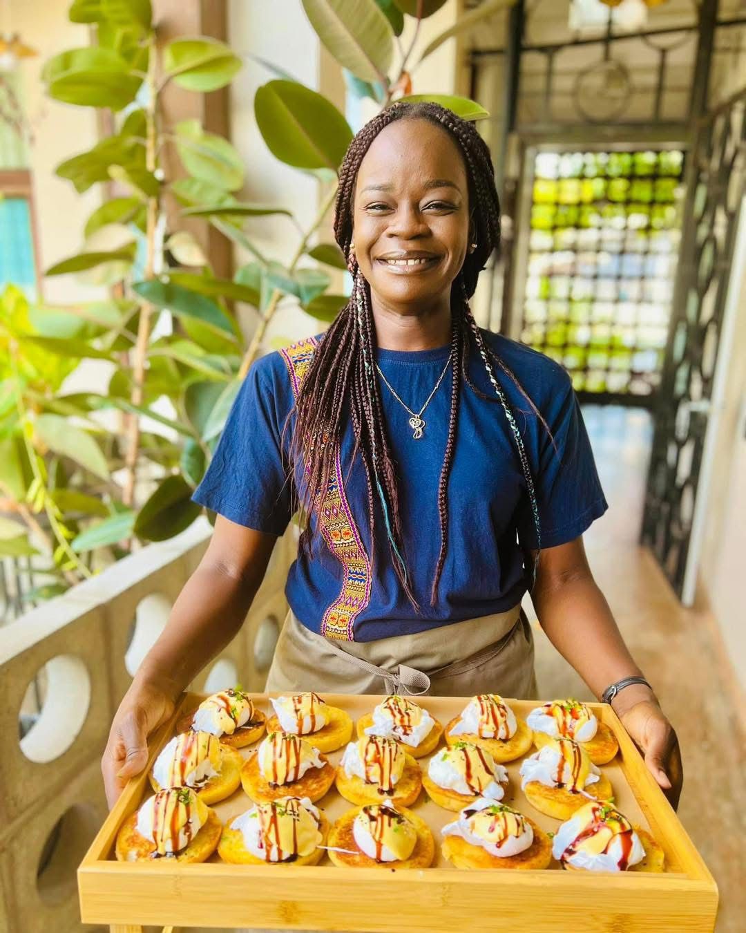 Christine, owner and chef of Christine's Exotic Eats